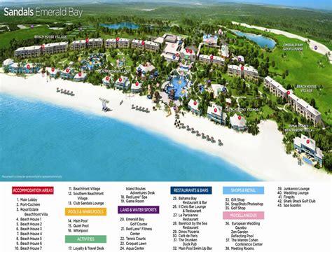 resort map sandals emerald bay bahamas