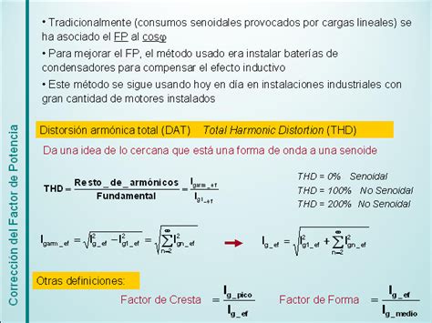 Corrección del factor de potencia