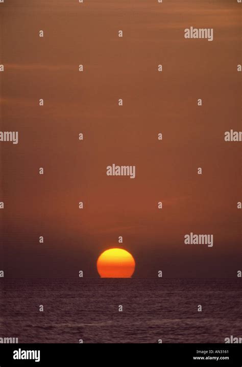 Kona Sunset Hawaii Stock Photo - Alamy