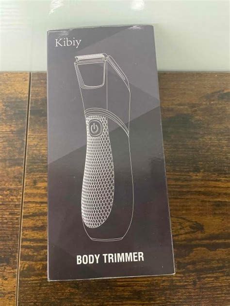 Kibiy Men S Body Groomer Groin Hair Trimmer With Led Light