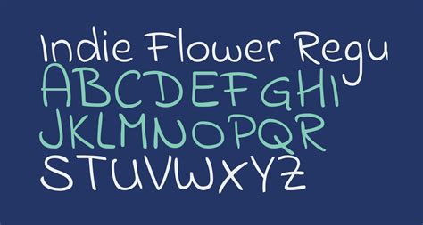 Indie Flower Regular free Font - What Font Is