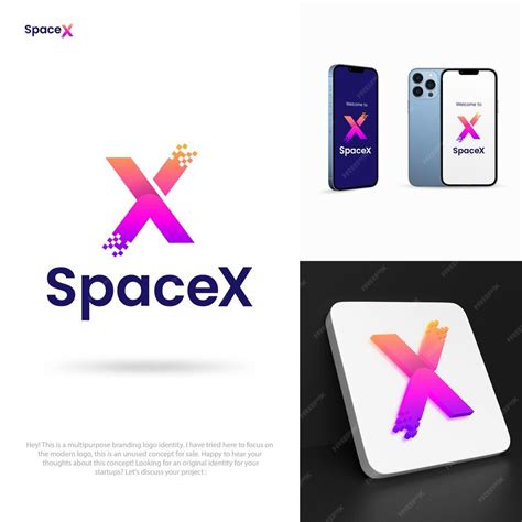 Premium Vector | Space X Logo Design Modern Logo Design Letter Logo