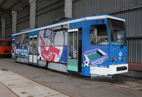 Ckd Tatra T A Wagen Mit Fc Hansa Rostock Werbung Stand Am