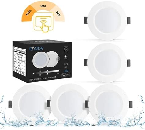 Eande Spots Led Encastrable Dimmable Ip44 Blanc Chaud 3000k Extra