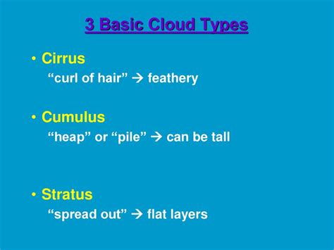 Cloud Types Ppt Download