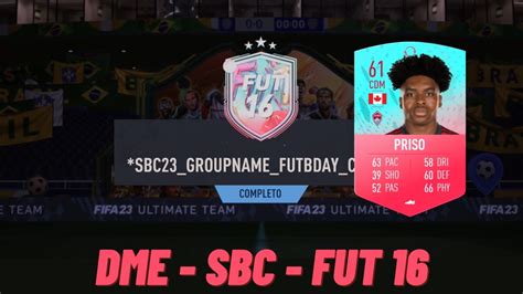 FIFA 23 DME SBC FUT 16 FUTFIFA YouTube