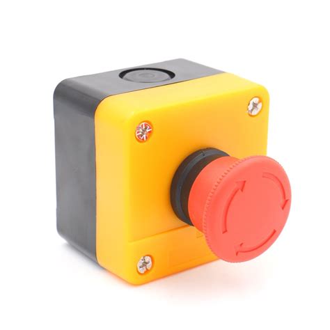 Buy Baomain Red Sign Emergency Stop Switch Push Button Weatherproof