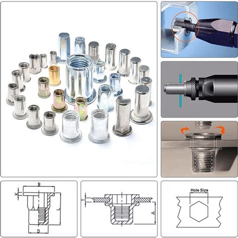 Open And Close End Csk Head Knurled Twist Resistant Rivet Nuts China