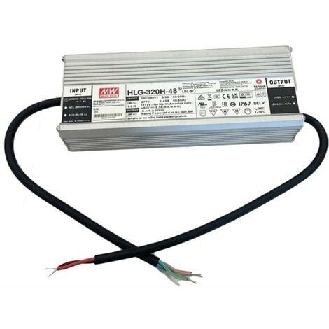 Meanwell Hlg H Alimentatore Led Driver Cv Cc Ip W V A