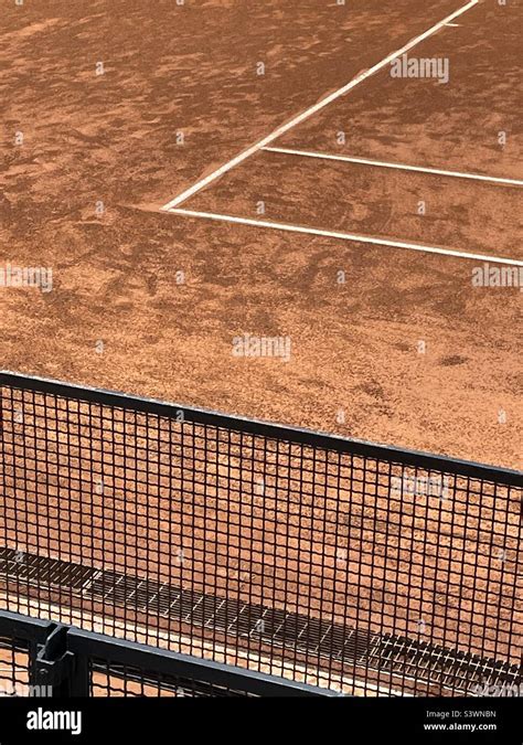 Clay court - Rome tennis Stock Photo - Alamy