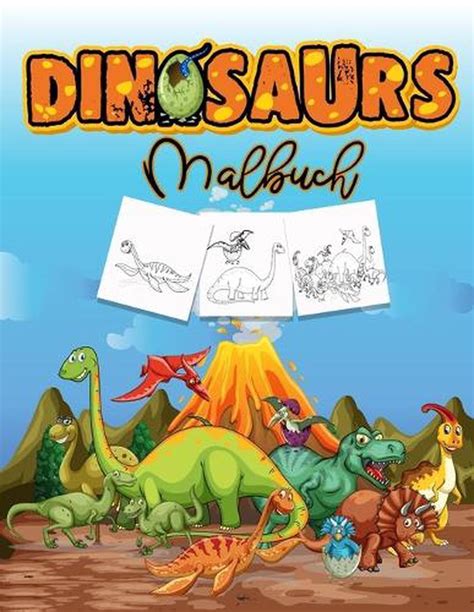 Dinosaurier Malbuch Aktivit Tsbuch F R Kinder Lernen Sie Dinosaurier