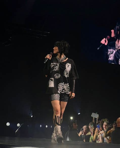 Billie Eilish Performing At The Utilita Arena Birmingham In Birmingham