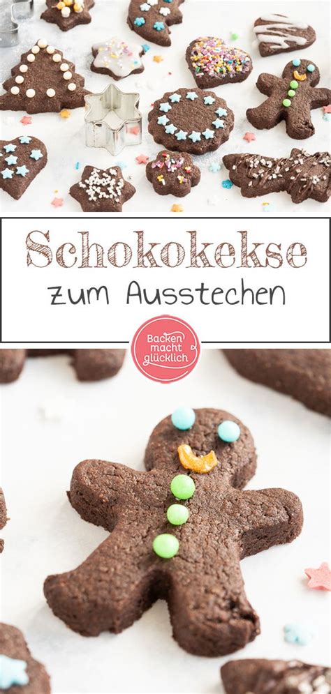 Schokoplätzchen zum Ausstechen Backen macht glücklich Rezept