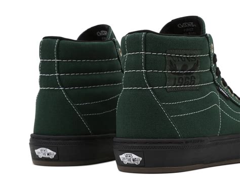 Vans Bmx Sk8 Hi 238 Shoes Dark Greenblack Dakota Roche