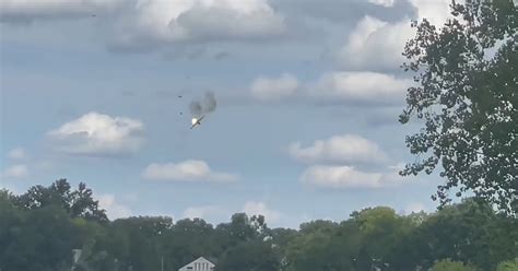 Plane Crashes At 2023 Thunder Over Michigan Air Show After Malfunction As Pilots Eject From