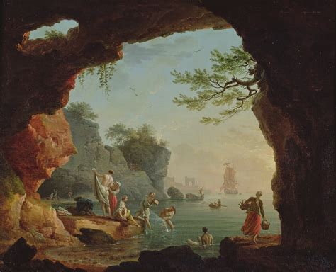 The Bathers By Claude Joseph Vernet Buy Fine Art Print