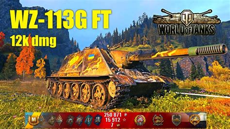 Wz G Ft K Damage Kills Fjords World Of Tanks Youtube