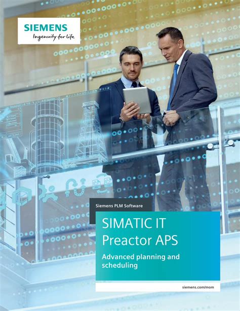 PDF Siemens PLM Software SIMATIC IT Preactor APSw3 Siemens Mcms