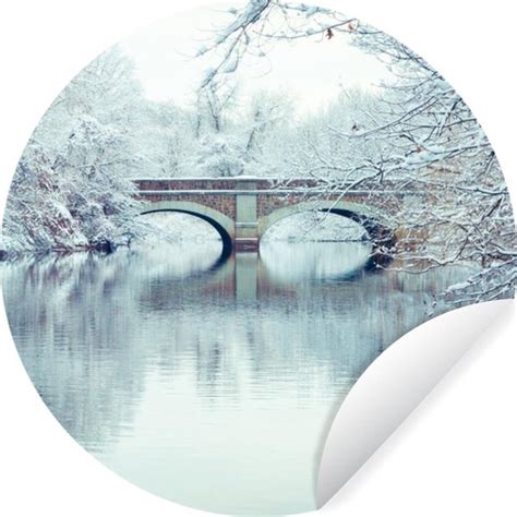 WallCircle Muurstickers Behangcirkel Connecticut Winter