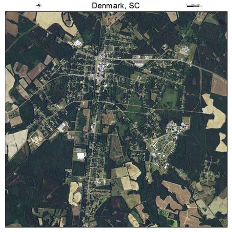 Aerial Photography Map of Denmark, SC South Carolina