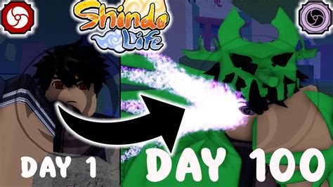 I Spent 100 Days As Shisui Uchiha In Shindo Life Roblox YouTube