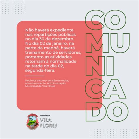 FUNCIONAMENTO DAS REPARTIÇÕES PÚBLICAS NESTA SEXTA FEIRA DIA 30