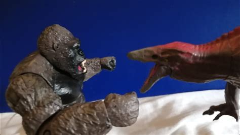 Godzilla Vs Kong Part 2 An Epic Stop Motion Battle YouTube