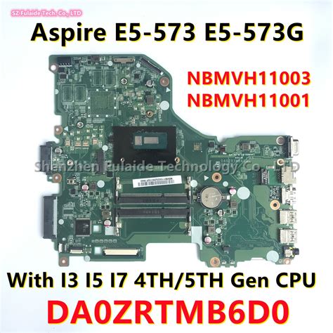 Da Zrtmb D For Acer Aspire E E G Laptop Motherboard With I