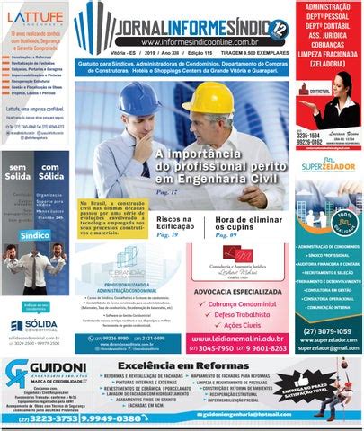 Jornal Informe S Ndico Edi O By Informe Sindico Issuu