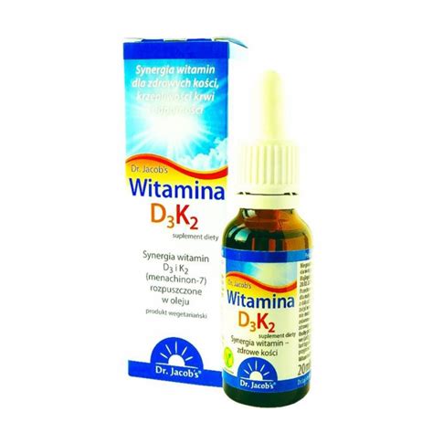 Witamina D3 K2 Mk7 Krople 20ml Dr Jacobs Apteka 6588362780