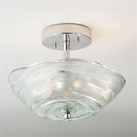 Rippled Recycled Glass Ceiling Light Shades Of Light Ceiling Lights Glass Ceiling Lights