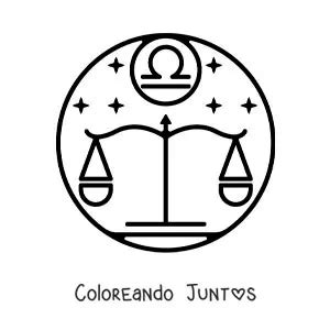 Dibujos Del Signo Libra Para Colorear Gratis Coloreando Juntos