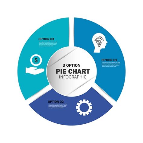 Infogr Fico De Diagrama Circular Plano Etapas Vetor Premium