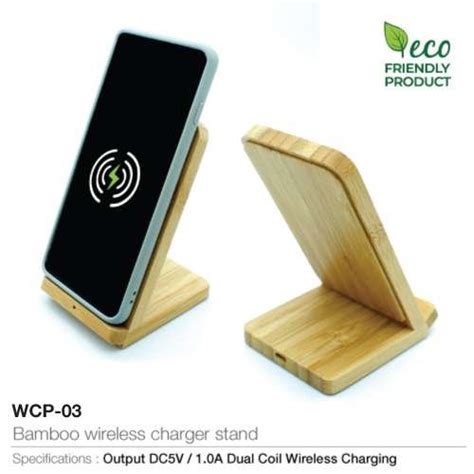 Bamboo Wireless Charger Corporate Goshopia