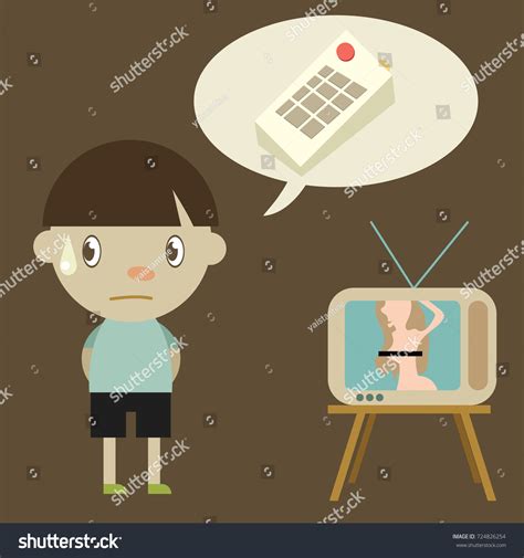 Cartoon Boy Awkward Tv Show เวกเตอร์สต็อก ปลอดค่าลิขสิทธิ์ 724826254 Shutterstock