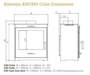 Bohemia X Cube Kw Ecodesign Ready The Stove Store Cirencester