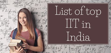 List of Top IIT Colleges in India - Rank Wise List Of IITs