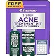 Amazon TreeActiv 3 Step Acne Treatment Kit With Charcoal Face