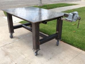 Homemade Fabrication Table - HomemadeTools.net