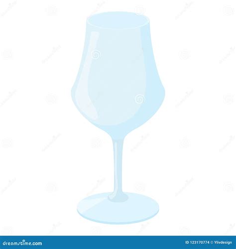 Wine Glass Icon In Cartoon Style Stock Illustration Illustration Of Purity Restaurant 123170774