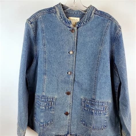 J Jill Jackets Coats Jjill Denim Vintage Jacket Poshmark