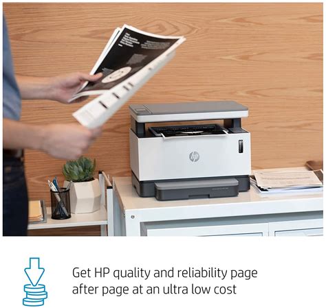 HP NEVERSTOP LASER 1200W Wireless Print Scan Copy Automated Document