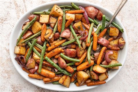 Balsamic Roasted Vegetables With Herbs Recipe