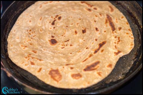 Lacha Paratha Recipe | Layered Indian Bread Recipe - Subbus Kitchen