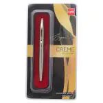 Buy Bic Cello Signature Creme Ivory Blue Roller Pen Online At Best