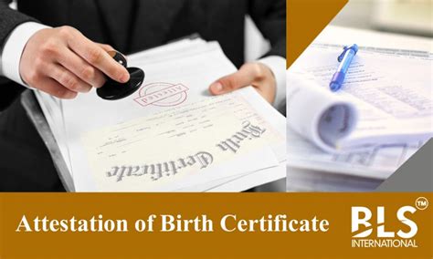 Birth Certificate Attestation Service in India | BLS International ...