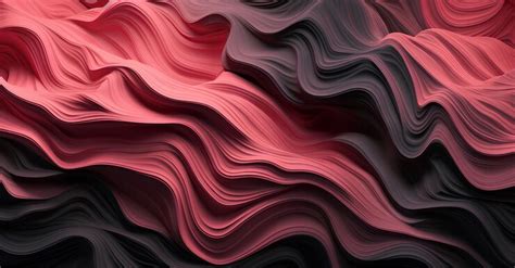 Premium Photo Pink And Black Abstract Wave Pattern Background