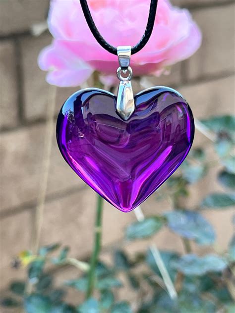 Purple Crystal Heart