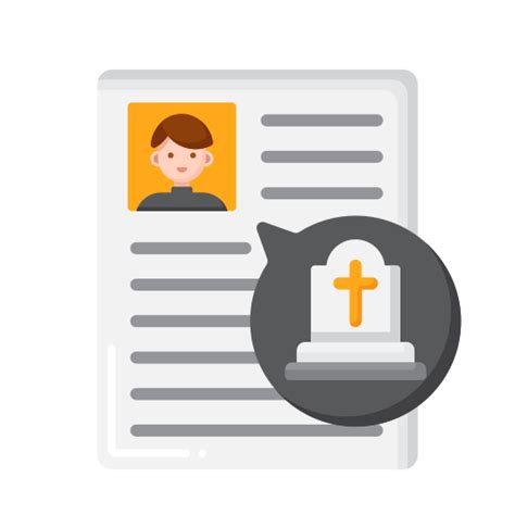 Obituary Free User Icons