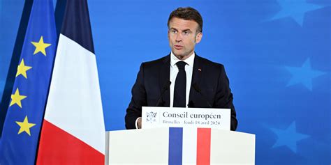 Élections Européennes Pour Emmanuel Macron Le Rassemblement National Ne Propose Rien